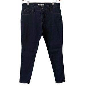 Royalty for Me Wannabettabutt Women 14 Dark Wash Skinny Jeans Blue Stretch Denim